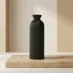 Vase Japandi élégant et chic en plastique, décoration d'intérieur style japandi