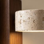 Applique murale Japandi orientable ambiance cosy naturelle, luminaire au design japandi