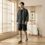 Lot de 3 paires de chaussettes japonaises longues — style japandi