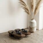 Geta traditionnelles bois homme deux dents, sandales japonaises traditionnelles