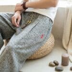 Pantalon japonais homme 7/8 confort quotidien — style japandi